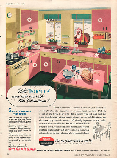 1953 Formica Laminates vintage ad