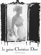 1958 Christian Dior Lingerie Vintage Ad