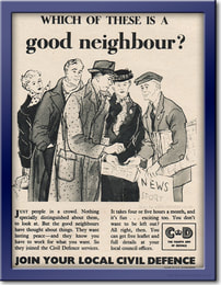 1954 Civil Defense - framed preview vintage ad