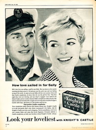 1955 Knights Castille - unframed vintage ad