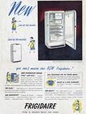 1950 Frigidaire Fridge Freezer - vintage ad