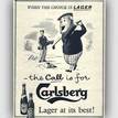 1955 Carlsberg Lager - vintage