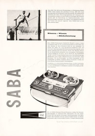  1960 SABA Telerama - unframed vintage ad