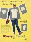 1954  Wolsey Underwear - vintage ad