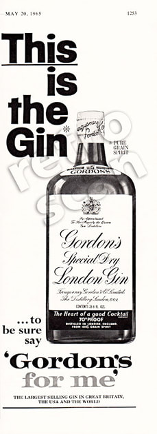 1965 Gordon's Gin