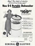 1950 General Electric dishwasher