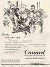 1955 Cunard Cruise Lines