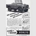 1952 Land Rover advert