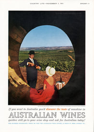 1961 Australian Wines - unframed vintage ad