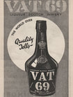 Vintage VAT 69 Whisky
