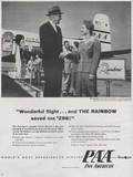 1954 Pan American Airtline - vintage ad