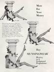1949 Munsingwear Nylons - vintage ad