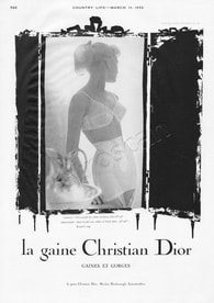  1958 Christian Dior - unframed vintage ad