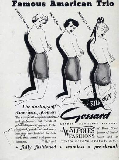1952 Gossard vintage ad