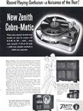 1950 Zenith Cobra-Matic vintage ad