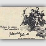 Vintage 1953 Player's cigarettes ad