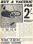 1936 Vatric Vacum Cleaners - vintage ad