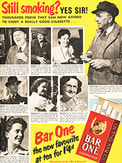 1952 Bar One  - vintage ad