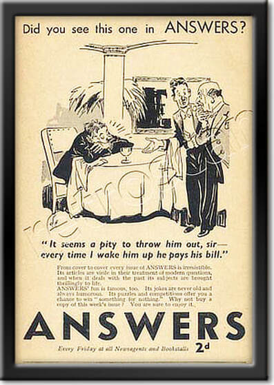 1939 Answers Magazine  - framed preview
