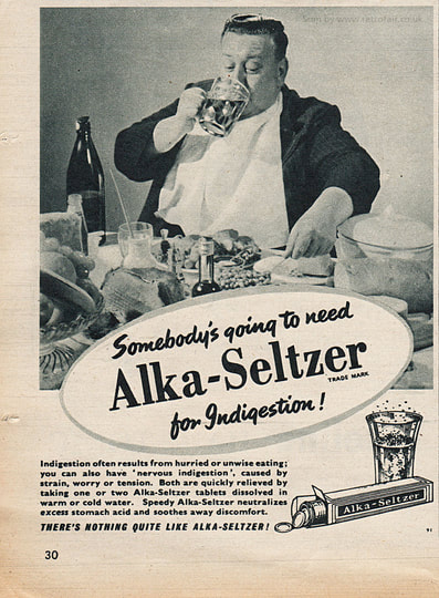 vintage 1955 Alka Seltzer