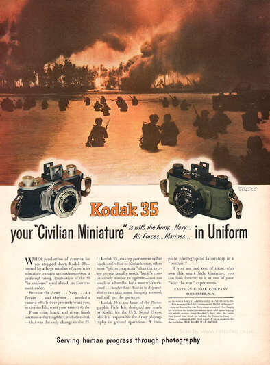  1944 Kodak - unframed vintage ad