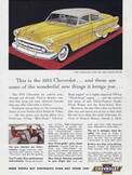 1953 Chevrolet Bel Air 4 Door Sedan - vintage ad