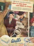 1952 Walls Ice cream Vintage Ad 'Bus'