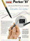1950 Parker '51' Pens