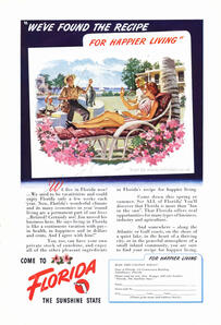 1948 Florida Tourism - unframed