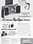 1948 Zenith Pop-Open Portable Radio