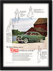 1949 Vintage Ford Motors ad