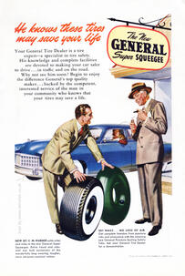 1949 General Tire Company vintage ad