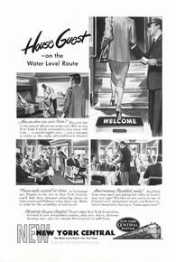 1949 New York Central Lines vintage ad