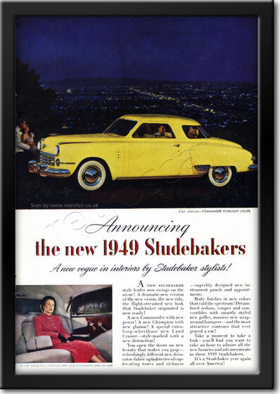 vintage Studebaker  advert