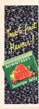 1954 Rowntree's Jelly - unframed vintage ad