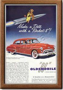 vintage 1950 Oldsmobile ad