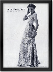 vintage 1950 Dickins and Jones ad