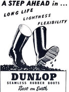 1950 Dunlop Rubber Boots