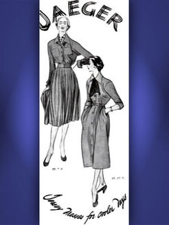 1950 Jaeger Fashion vintage ad