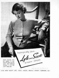 1950 Lyle & Scott vintage ad