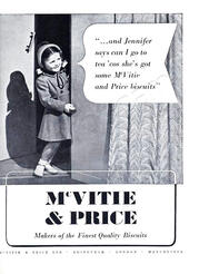 1950 McVitie & Price Biscuits vintage advert