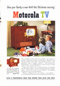 1950 Motorola TV advert