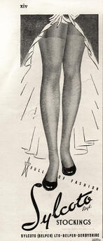 1950 Sylcoto Stockings vintage ad