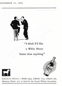 1950 White Horse Scotch Whisky