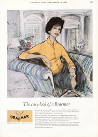 retro 1958 Braemar Knitwear ad