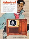 1951 Admiral Television - vintage ad