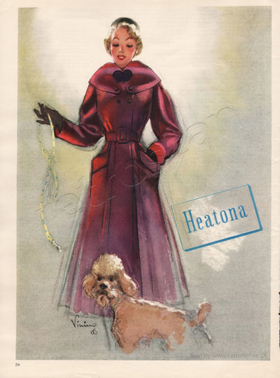  1951 Heatona - unframed vintage ad