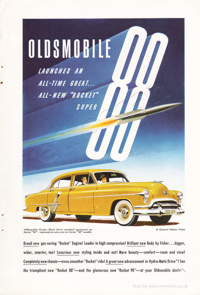 vintage 1951 Oldsmobile 88