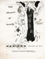 1951 Partos Underwear vintage ad