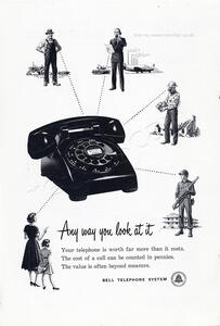 1952 vintage Bell Telephones 